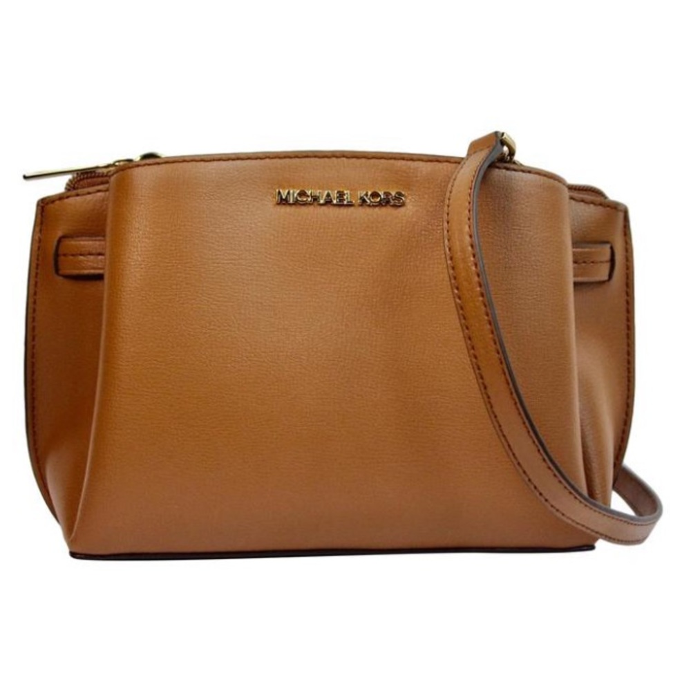 Michael Kors Rochelle MD Messenger Leather Bag